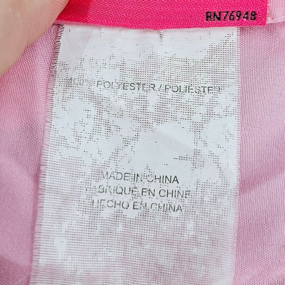 Betsey Johnson King Pillow Shams Two Piece Grey Pink White Floral Rose Polyester - Picture 6 of 10